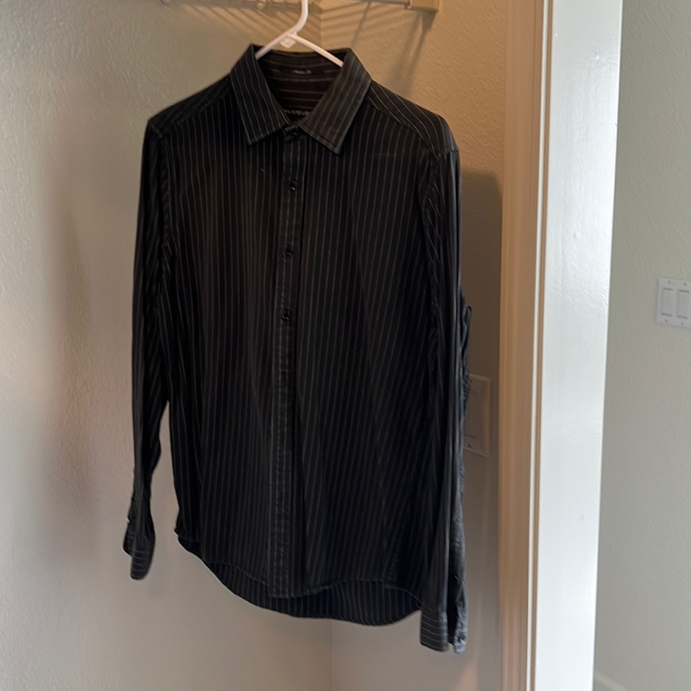 Black button shirt